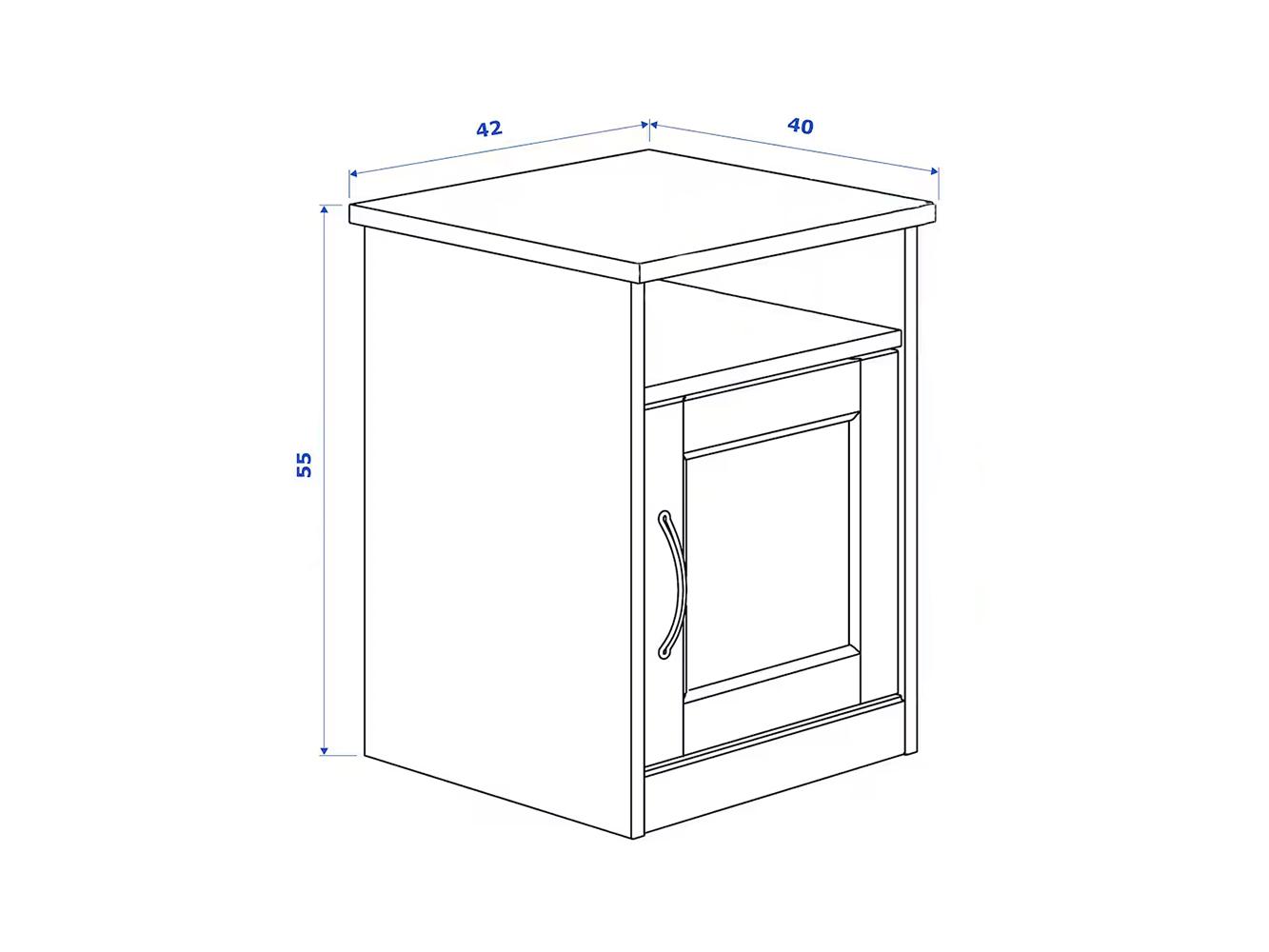 Прикроватная тумба Сонгесанд 213 white ИКЕА (IKEA) изображение товара