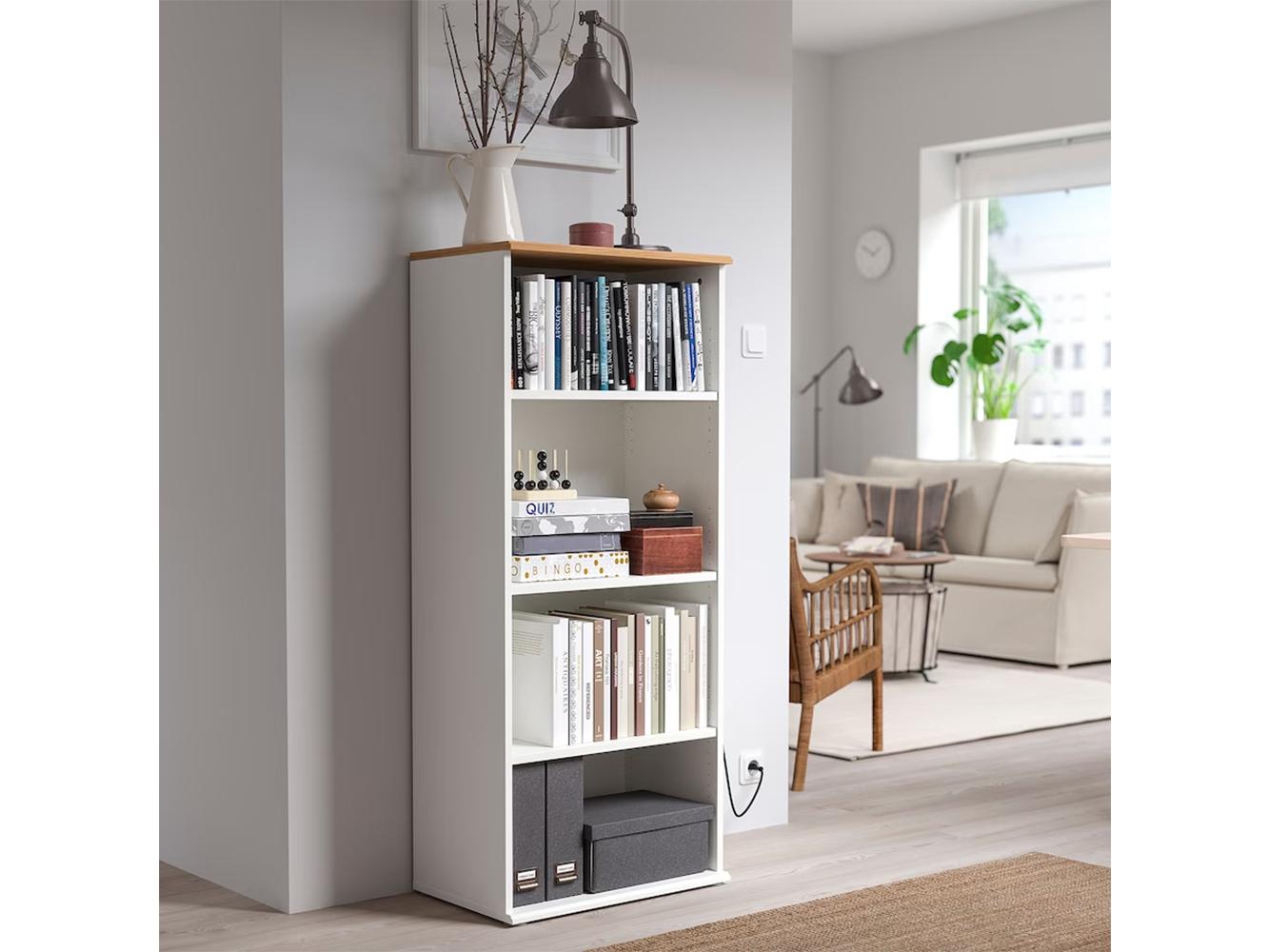 Стеллаж Скрувби 113 white ИКЕА (IKEA) изображение товара