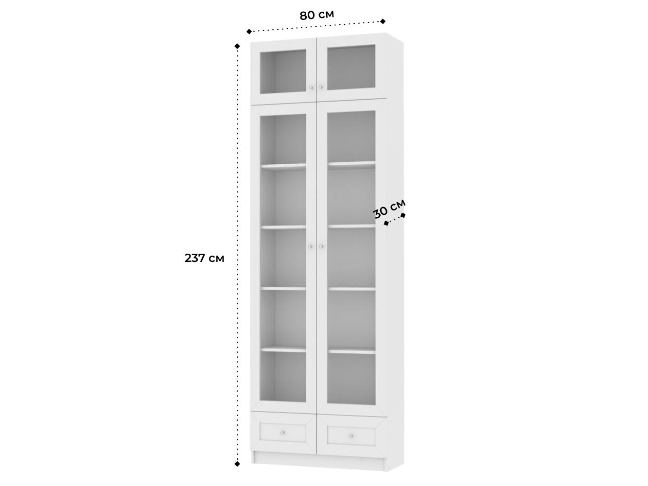 Книжный шкаф Билли 323 white ИКЕА (IKEA) изображение товара