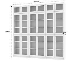 Изображение товара Книжный шкаф Билли 377 white ИКЕА (IKEA) на сайте adeta.ru