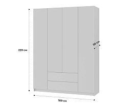 Изображение товара Распашной шкаф Пакс Форсанд 19 white ИКЕА (IKEA) на сайте adeta.ru